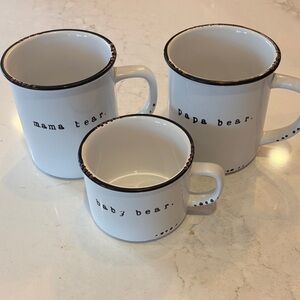 Set of Three “Family” Mugs